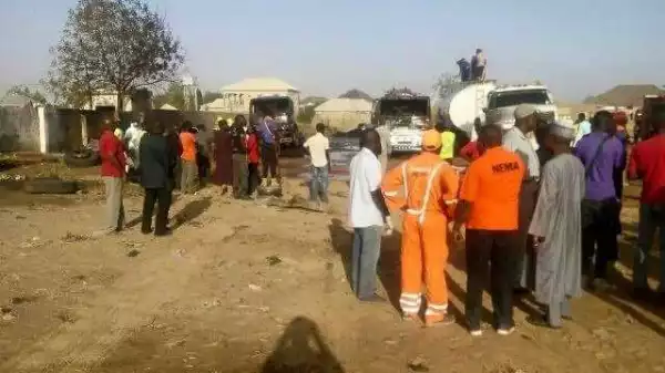 Photo Update From The Scene Of The Explosion In Maiduguri This Morning...